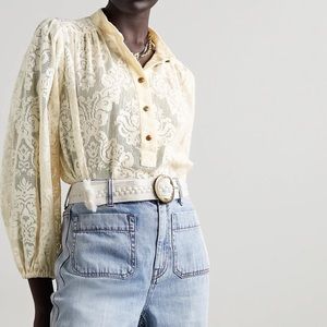 Zimmermann Rosa Lace Blouse
